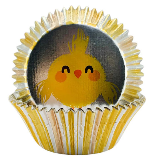 Std Foil Baking Cup - Chick 24ct