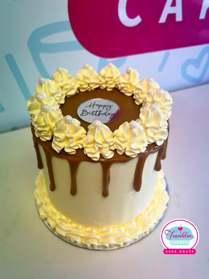 Caramel Drip Cake - 3 layers