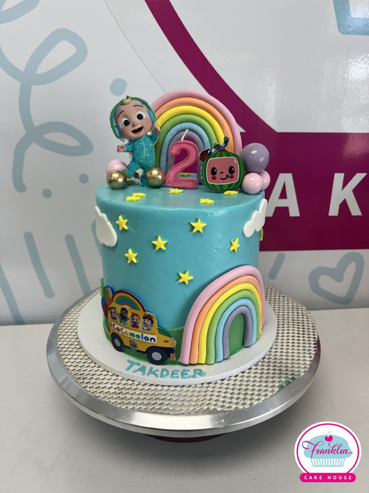 Cocomelon Theme Cake