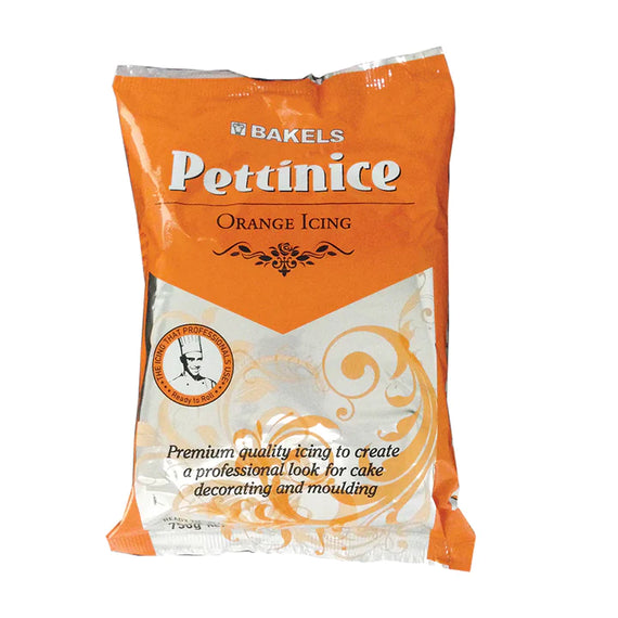 Bakels Pettinice Orange Icing Fondant - 750g
