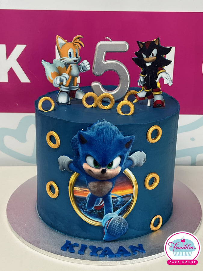 Sonic-Birthday Cake